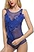 Avidlove Women Lingerie Lace Mesh Baby Doll One Piece Floral Jumpsuit Sleepwear Outfits