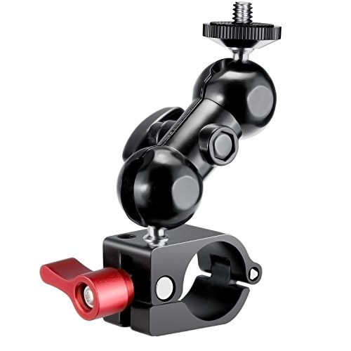 Neewer Field Monitor Mount with 1/4-inch Screw and 360-Degree Rotatable for DJI Ronin-M Handheld Gimbal, Fit All Rods with Diameter 24.9mm-25.5mm