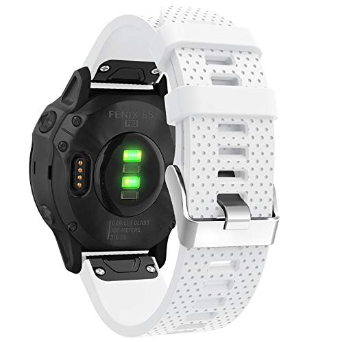 White Silicone Replacement Bands for Garmin Fenix 6S Ghana Ubuy