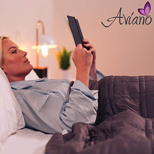 Aviano Premium Bamboo Cooling Weighted Blanket for Adults 20 lbs