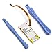 Insten Replacement Battery Pack Compatible with Apple iPod Video 30GB 5th Generation 5G 30 GB G5 Gen 5 Classic 900mAh Li-Polymer Rechargeable Battery with Opening Tool Kit Model A1136 Silver