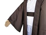 Amayar TUNIC Hooded Robe Cloak Knight Fancy Cool Cosplay Costume Brown Kids L