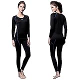 FITEXTREME Womens MAXHEAT Fleece Lined Performance Long Johns Thermal Underwear