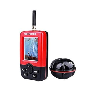 Startogoo Détecteur De Profondeur Portable Capteur De Sonar De Pêche Fishing Finder Wireless Avec écran Lcd