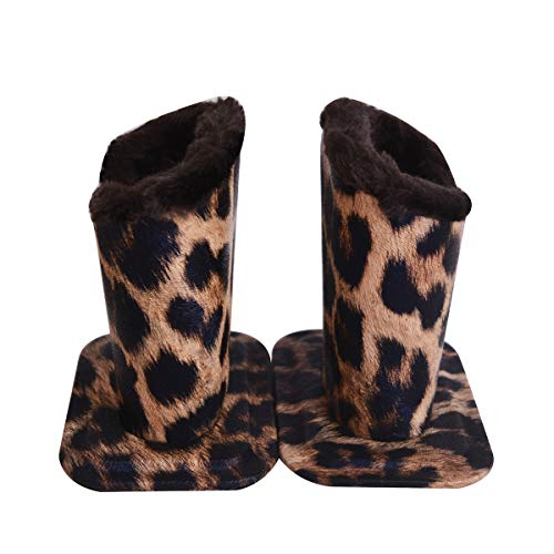 Baitaihem Pack of 2 Plush Lined Eyeglasses Holder Stand Protective