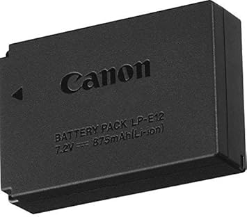 Amazon Com Canon Lp E12 Lithium Ion Battery Pack 7 2v 875mah For Eos Rebel Sl1 Eos M Bulk Camera Photo