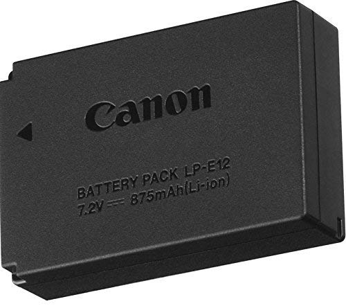 Canon LP-E12 Lithium-Ion Battery Pack (7.2V, 875mAh) for EOS Rebel SL1, EOS M (Bulk)