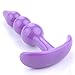 Vibrating Anal Plug Mini Anal Beads Adult Dildo Butt Plug Jelly G-spot Massager 3 Bulbs Color Random, Pack of 1