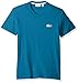 Lacoste Men's V-Neck T-Shirt with Contrast Applique Croc, Loire Blue/White, 5