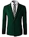 H2H Mens Slim Fit Stylish Casual One Button Suit Coat Jacket Business Blazers
