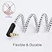 CableCreation 3.5mm Headphone Extension Cable, 3.5mm Male to Female Stereo Audio Extension Cable/90 Degree Right Angle Aux Cable with Gold Plated Connector, 1.5Feet /2-Pack