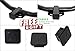 Assembly Class 3 Trailer Hitch 2 Inches Receiver Tube Towing Hitch Compatible with 2003-2008 Honda Pilot 2001-2006 Acura MDX