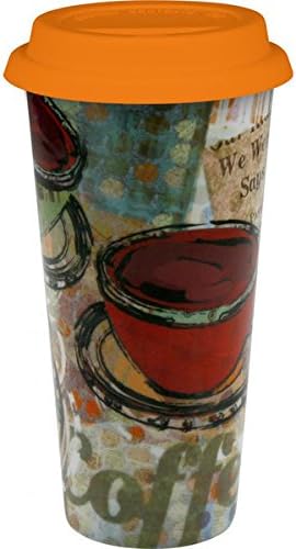 Konitz 'Fresh Brew' Large Porcelain Travel Mugs (Set of 2)