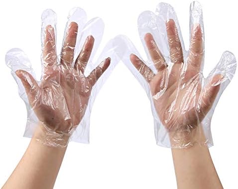 plastic food prep gloves