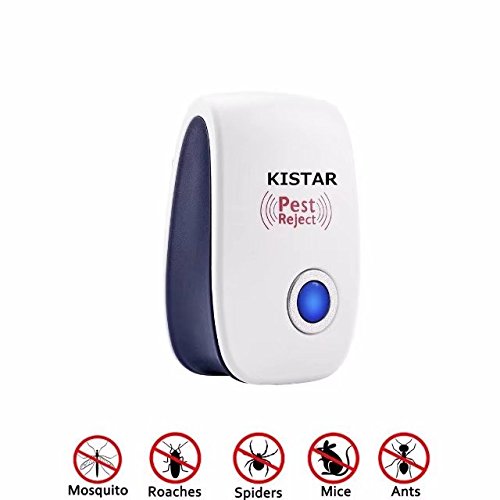 Ultrasonic Pest Repeller - Electronic Pest Control Plug-in Repellent for Mosquitoes, Mice, Ants, Roaches, Spiders, Bugs, Flies, Insects, Rodents - Human & Pets safe R4J 4 Pack