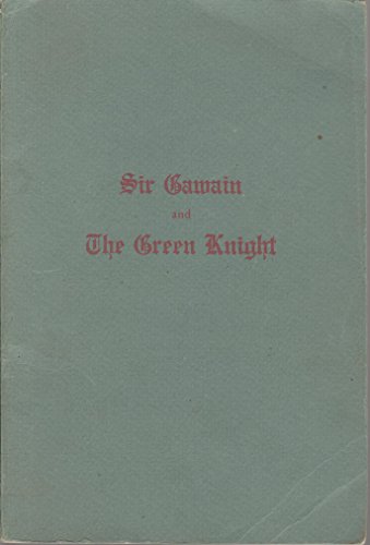 Sir Gawain and the Green Knight 0138105561 Book Cover
