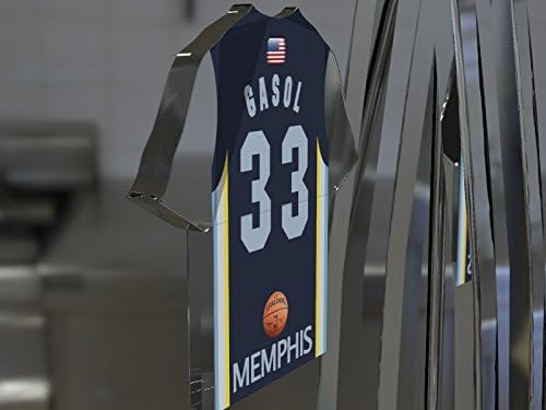 NBA BASKETBALL JERSEY SHAPED MAGNETS - You choose the name, number and team colours - FREE PERSONALISATION!!! (Memphis Grizzlies NBA Magnet)