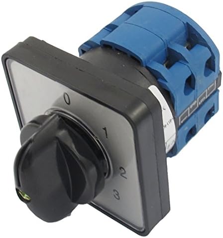 Rotary Cam Changeover Switch Toopone 660V 20A 6 Terminals 4 Positions