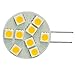 HERO-LED  SG4-9T-DW Side Pin G4 LED Disc Halogen Replacement Bulb, 1.8W, 15-20W Equal, Daylight White 5000K, 5-Pack(Not Dimmable)