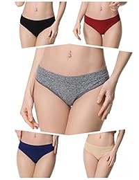 Pack de 4 a 7 bragas de nailon y licra para dama