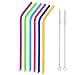 REGULAR SIZE Silicone Straws for 20 and 30 oz Yeti/Rtic Tumbler- Extra Long Flexible Curved Drinking Straws with Cleaning Brushes Bundle 6 Pack- Reduce Plastic Pollution