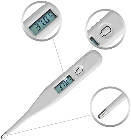 Digital Thermometer, High Precision LCD Waterproof Temperature Measurement