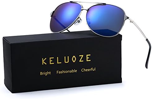 KELUOZE Mens Sports Polarized Sunglasses 100%UV Protection Unbreakable For Cycling, Baseball Riding, Driving, Running, Golf,Outdoor Activities