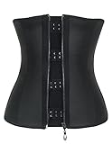 Burvogue Women's Latex Waist Trainer Corset Body Shapewear
