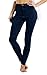 MoCuishle Womens High Waisted Jeans Stretchy Comfy Skinny Fit Denim Tights Pants (Small, Blue)