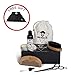 MR.NAER'S Beard Grooming Kit Beard Mustache Care Trimming Set with Bonus Beard Cape Apron-Growth and Shaping Set-Organic Nutrient Oil,Balm,Steel Scissors,Comb,Brush-Mens Beard Care Products