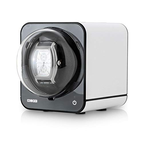Abest BoxyWatch Winder for Automatic Watch with Vertical Rotor Stop (with AC Adapter)