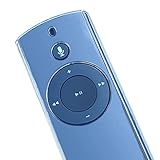 Meres Protective Case with Carry for Official Alexa Voice Remote Controller of Amazon Echo and Echo Dot, Plastic Full Cover Hard Protection Case For Echo Plus with Hand Strap (Glossy Transparent)