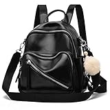 Women Cute Mini Leather Backpacks, Convertible