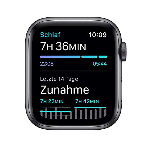 ایگرد | قیمت و خرید Apple Watch SE (GPS, 44 mm) Aluminiumgehäuse Space  Grau, Sportarmband Schwarz