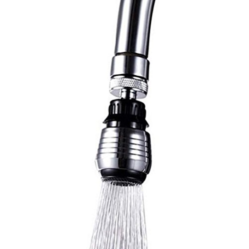 360 Rotate Swivel Faucet Nozzle Water Saving Tap Aerator Diffuser Faucet Nozzle Filter Adapter Diffuser Kitchen Accessories by Staron (A)