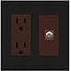 RiteAV - 15 Amp Power Outlet and 1 Port Coax Cable TV- F-Type Decora Type Wall Plate - White