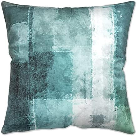 Colorful abstract artwork throw pillow cover priced at $16.99.