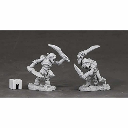 Reaper Miniatures Armored Goblin Swordsmen #03851 Dark Heaven Unpainted Metal