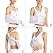 Vinfit Medical Breathable Mesh Arm Sling Shoulder Support Belt with Adjustable Strap, Injured Forearm Supporter Cuff Wrist Elbow Brace Immobilizer Fracture Protector for Women Men, White