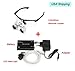 Zinnor 3.5x 420mm Dental Surgical Medical Binocular Loupe Optical Glass Loupe + LED Head Light Lamp - Shipping from USA (Black)