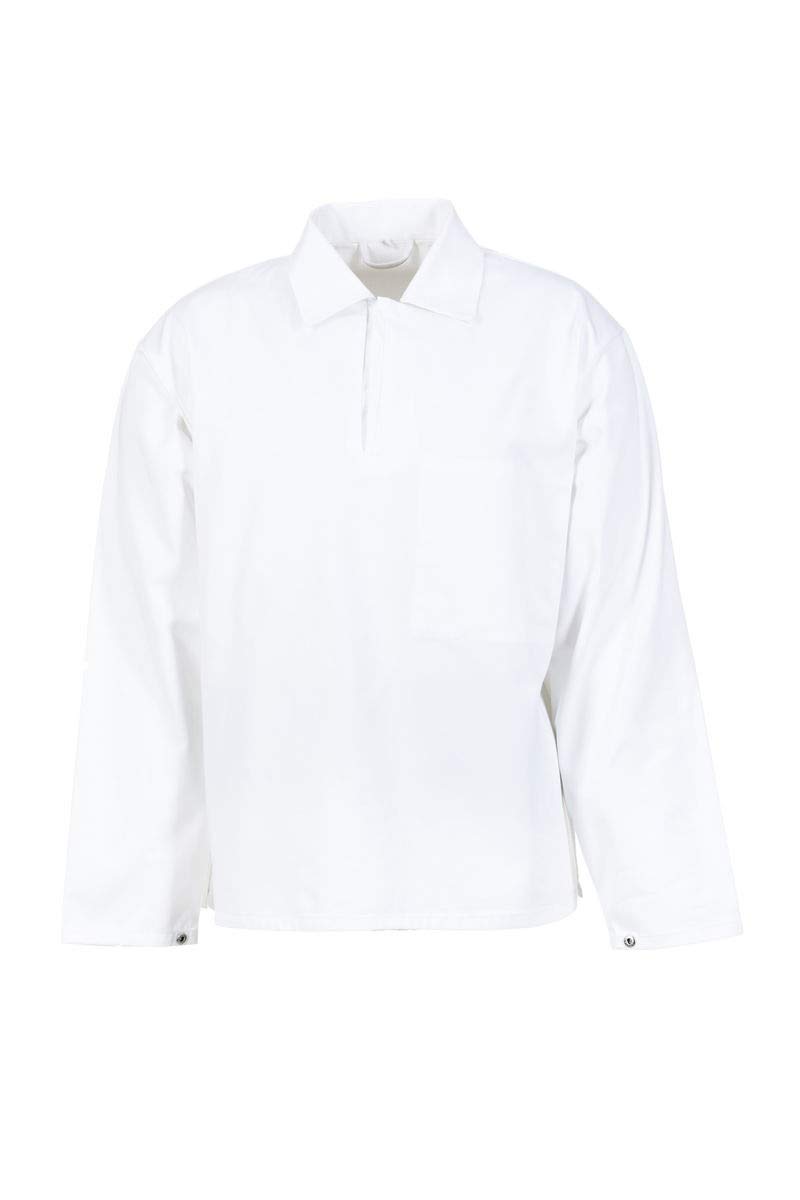 Planam 5370048 Size Medium "Food" Pull-On Shirt - Pure White