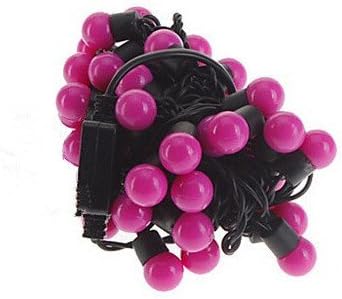 HJD LIGHT LED String Light Sphere Light String Festival Decoration Lights Waterproof Outdoor Led Colorful Ball Lamps 10M 100leds (rose red)
