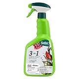 Safer Brand 5452 3-in-1 32-Ounce Ready-to-Use Garden Spray