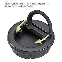 uxcell Flush Pull Ring Handle 40.5x11mm, Plane