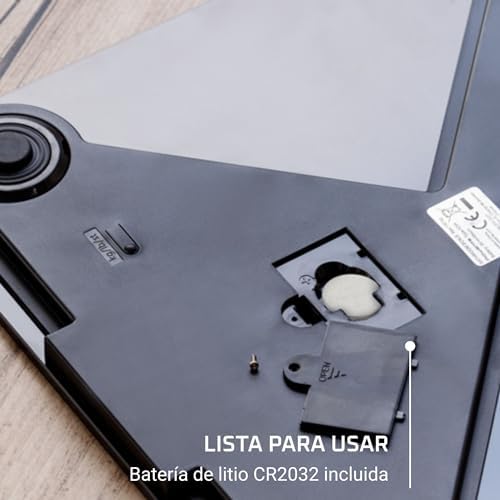 Rowenta bs1400 premiss - balança de banheiro com display lcd, design fino, 2cm de altura, até 150kg e precisão de 100g, liga e desliga automática, preto