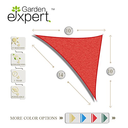 Garden EXPERT knitting Sun Shade Sail for Garden,Outdoor and Patio