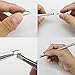 Hair Tattoo Pen for Hair Design Barber Pen Blades Professional Art Cut Salon Magic Engraved Sharp Pen Tweezers DIY Hair Styling Tools Hair Cutting Tattoo Stick Stainless Steel Hairstyle Accessories
