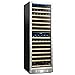 Kalamera 157 Bottle Freestanding Wine Refrigerator: Stainless Steel, triple-layered Tempered Glass Door, Electronic One-Touch Control with LED Display