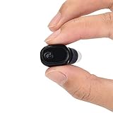 Tuscom Mini Wireless Bluetooth Headset, High Sound Quality in Ear Earbud,Simpliy and Comfortable, for Running Earphone, Cycling, Hiking, Yoga (Black)