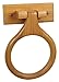 Design House Dalton Towel Ring, Concealed Mounting Hardware, Standard Wall Mount, Easy Installation, Wood, Honey Oak, 4 in L x 1.42 in W x 2.36 in H, Item 561191